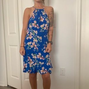 Blue Floral Dress